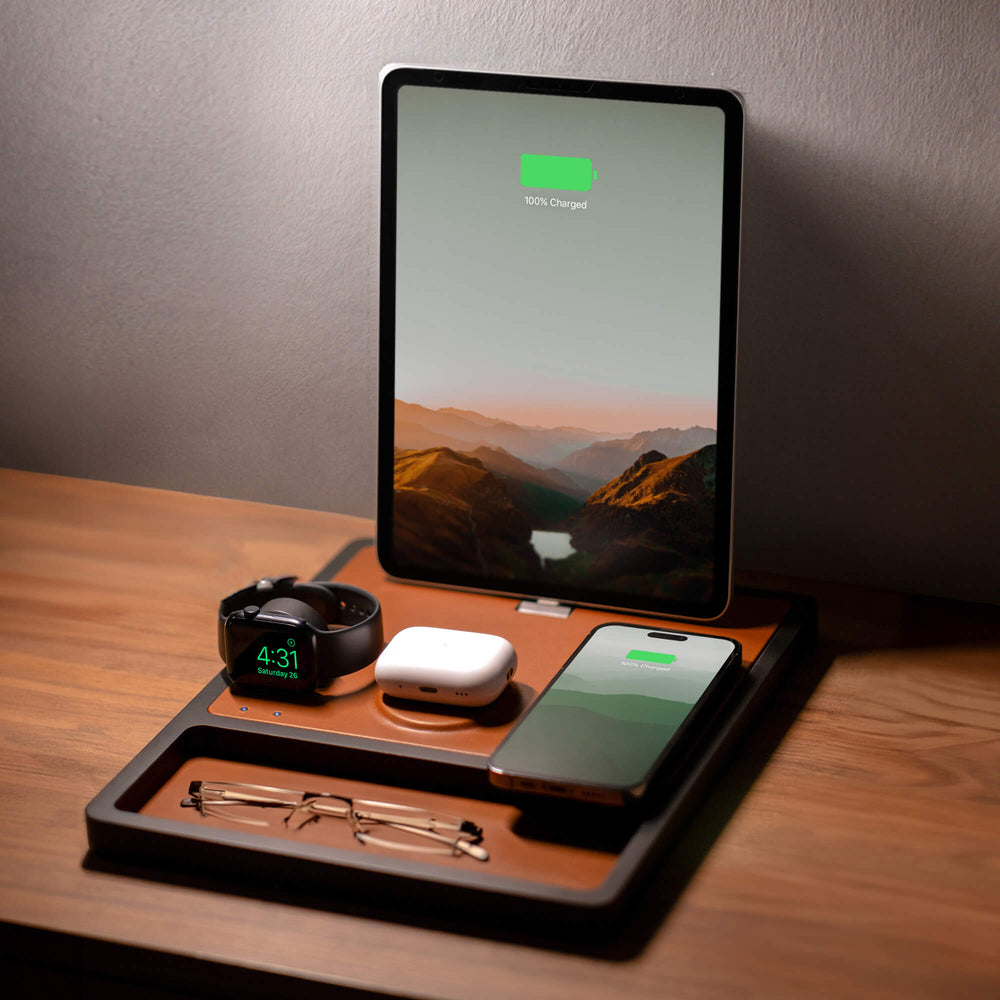 quad wireless charger - multi-device charging station