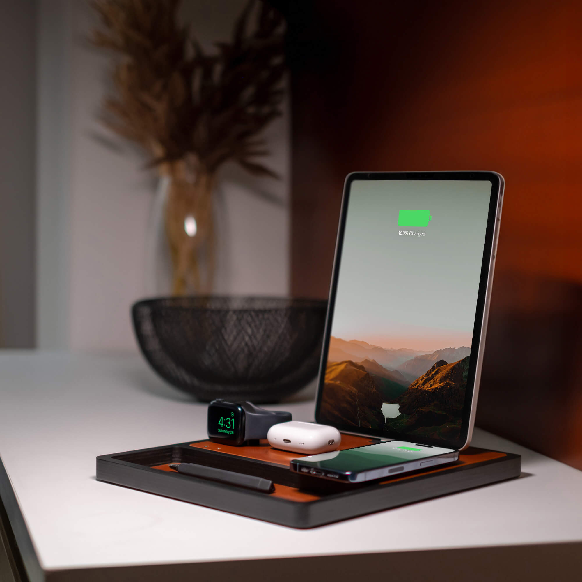 quad wireless charger - multi-device charging station - 2