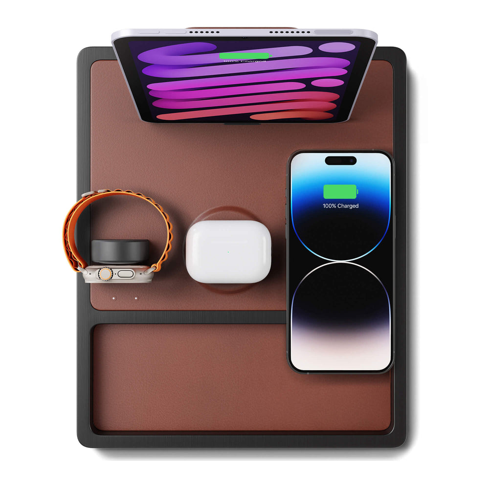 quad wireless charger - multi-device charging station -3