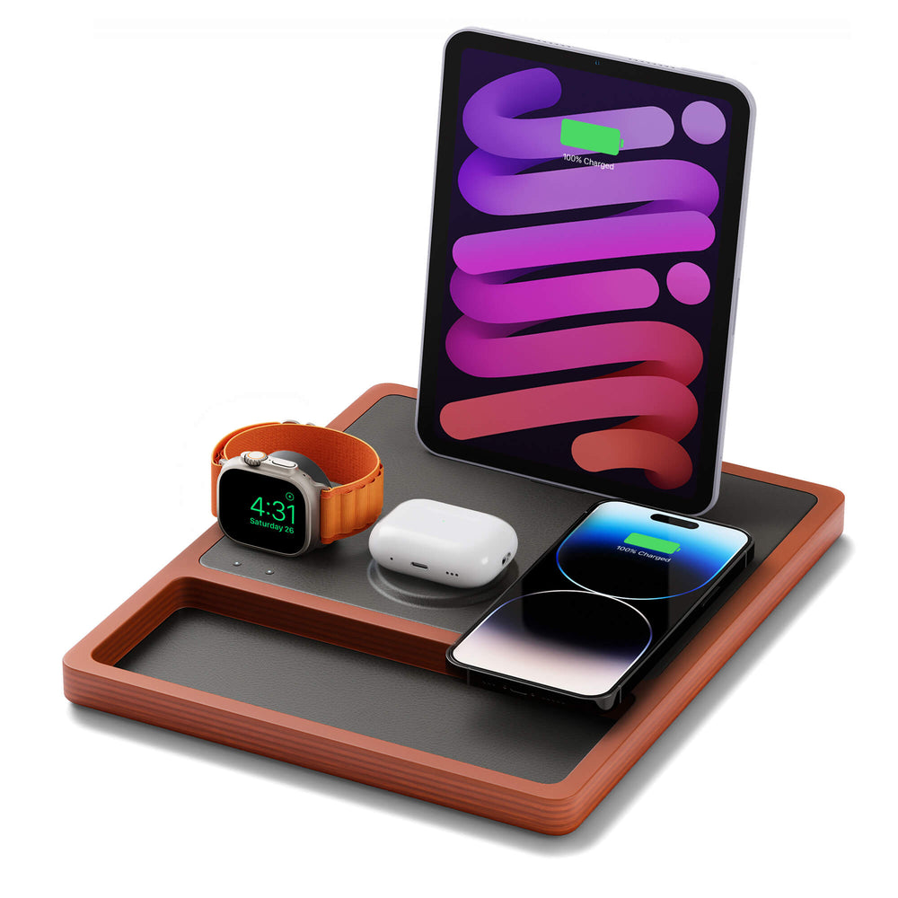 quad tray wireless charger - 01