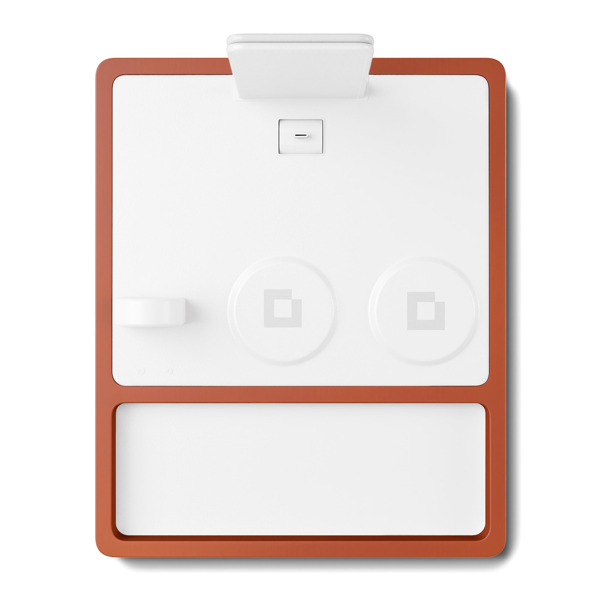 Quad Tray White Oak MagSafe Wireless Charger -6