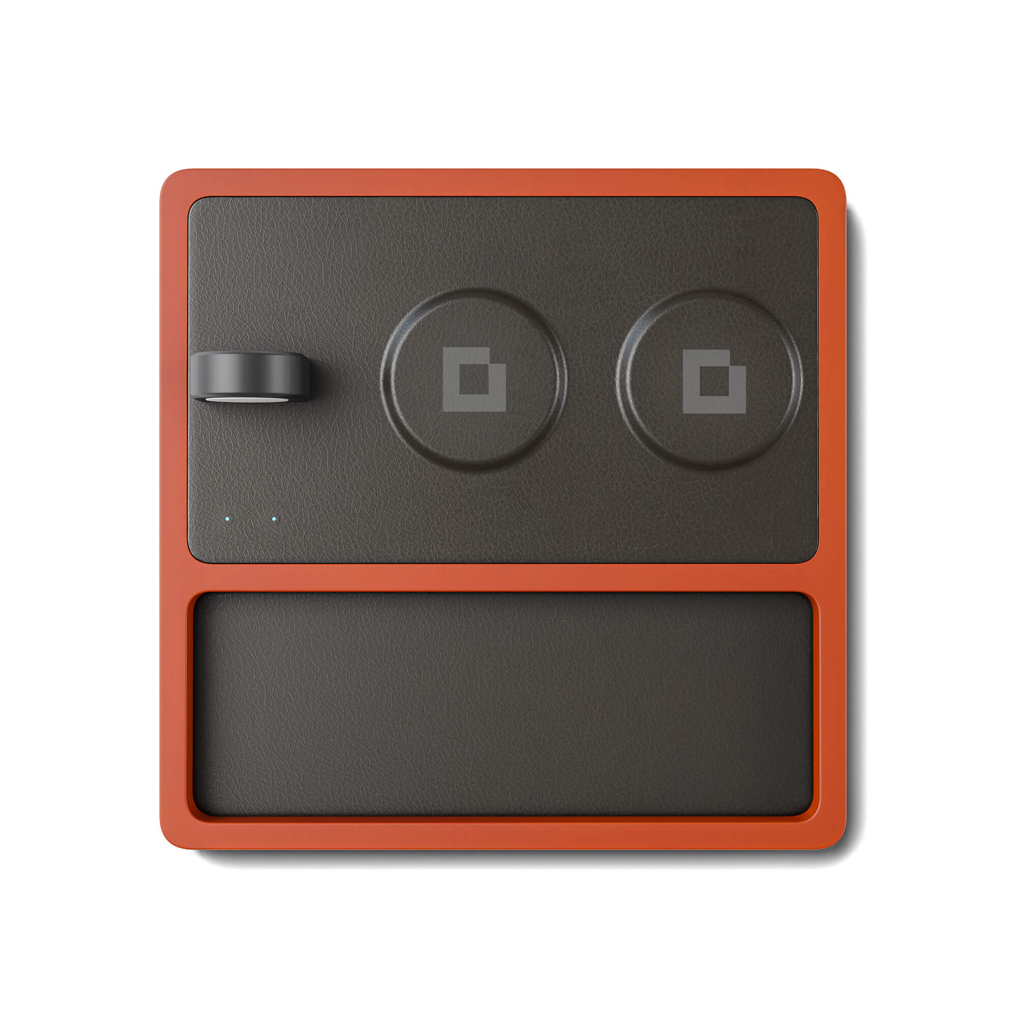 TRIO TRAY Black - 3-in-1 MagSafe Oak Wireless Charger with Apple Watch Charging