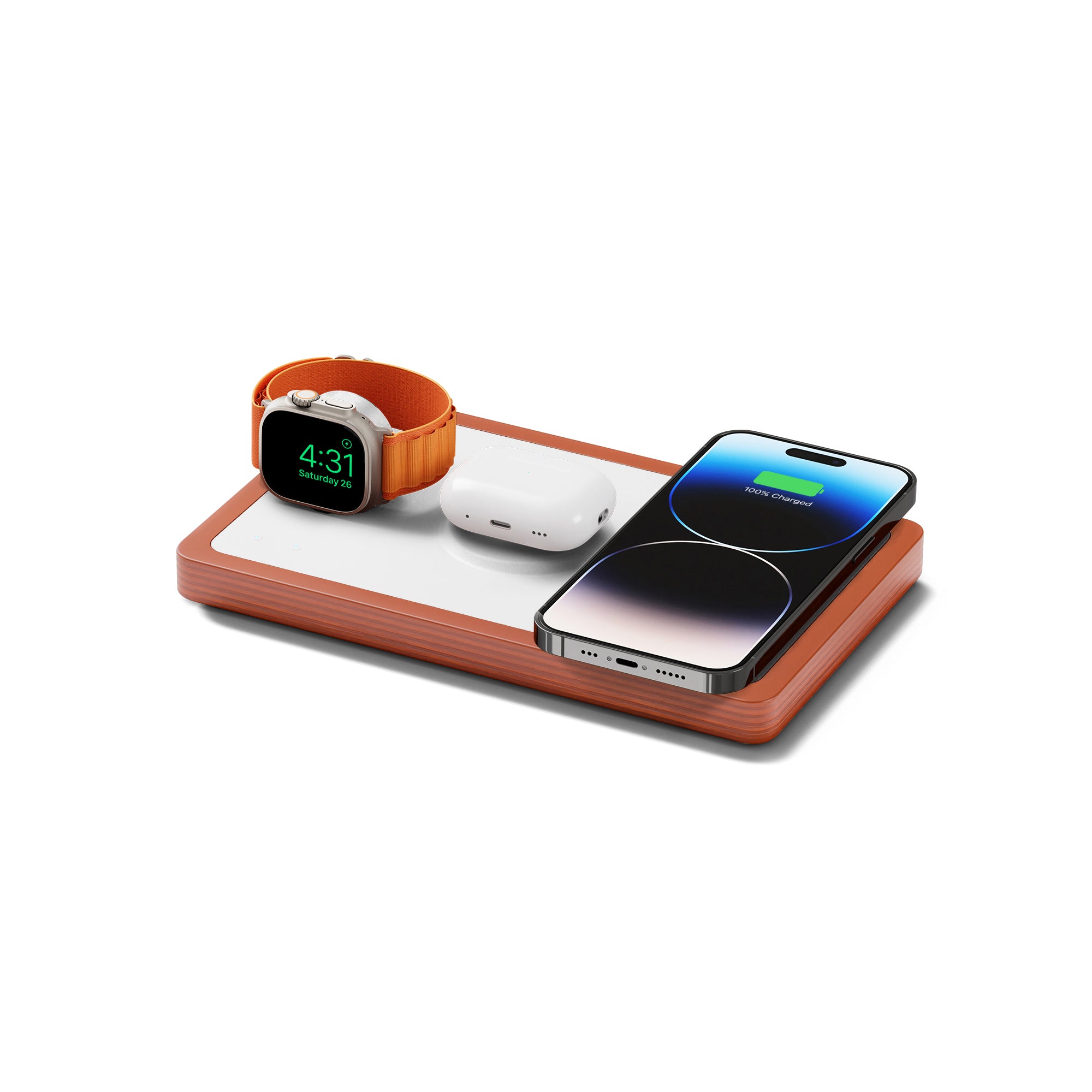 3-in-1 MagSafe Oak Wireless Charger