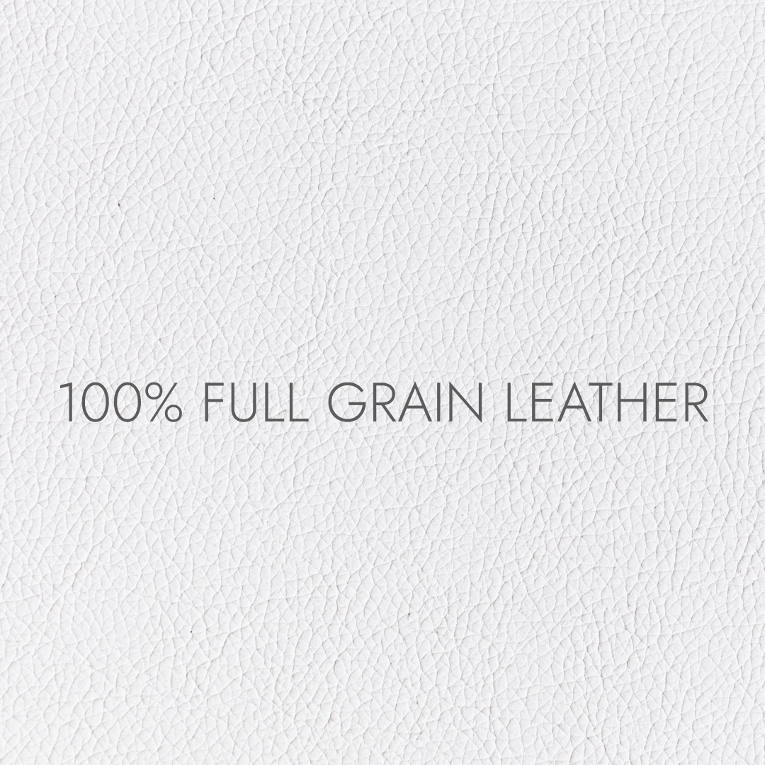 Quad White made from full-grain leather