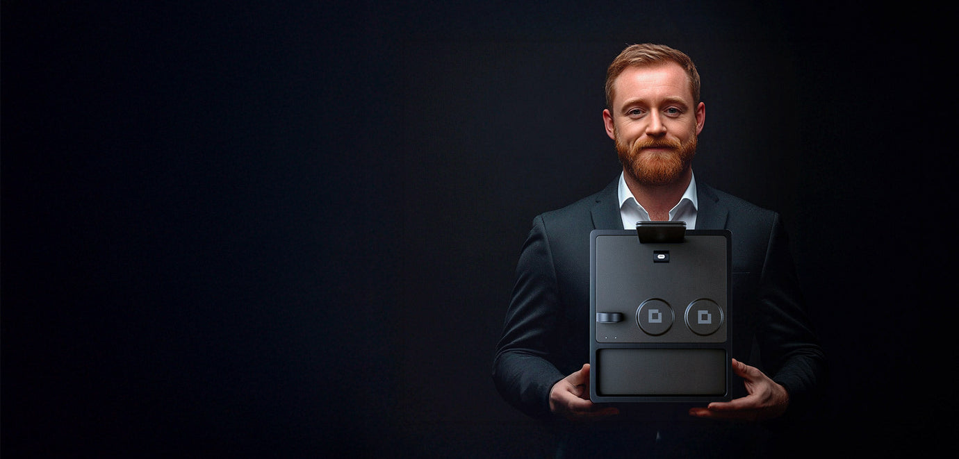 Multi-device Apple charging dock simultaneously powering an iPhone, Watch, and AirPods.