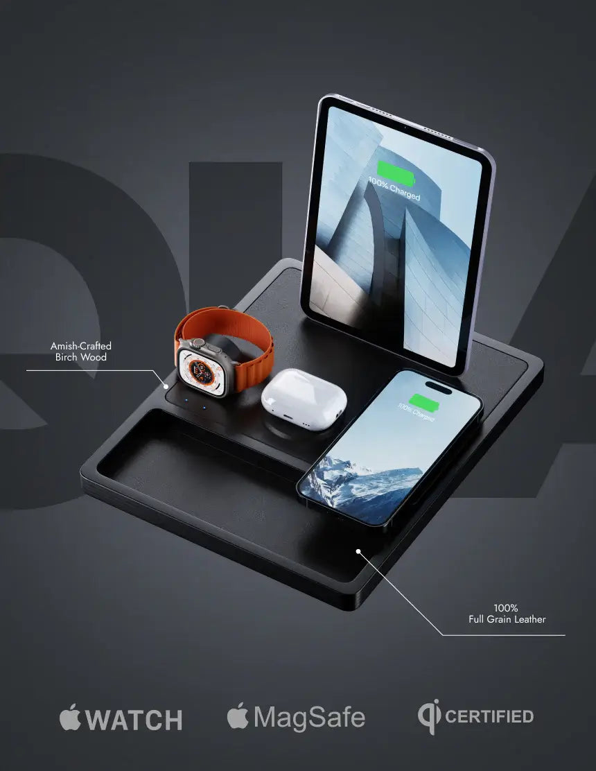 wireless charger, black edition, NYTSTND wireless charger