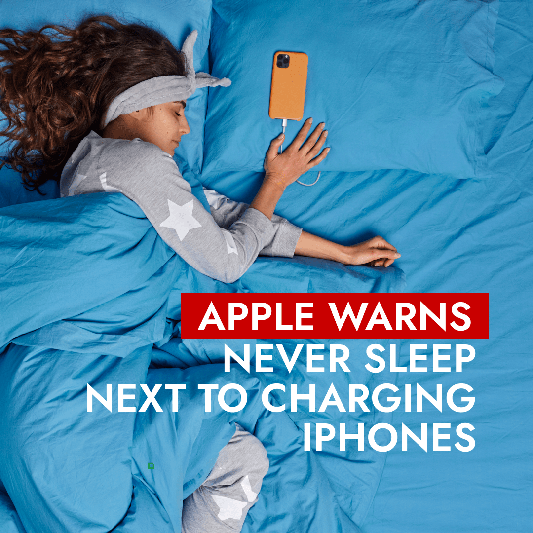 Apple Warns Against Charging iPhones in Bed Overnight NYTSTND