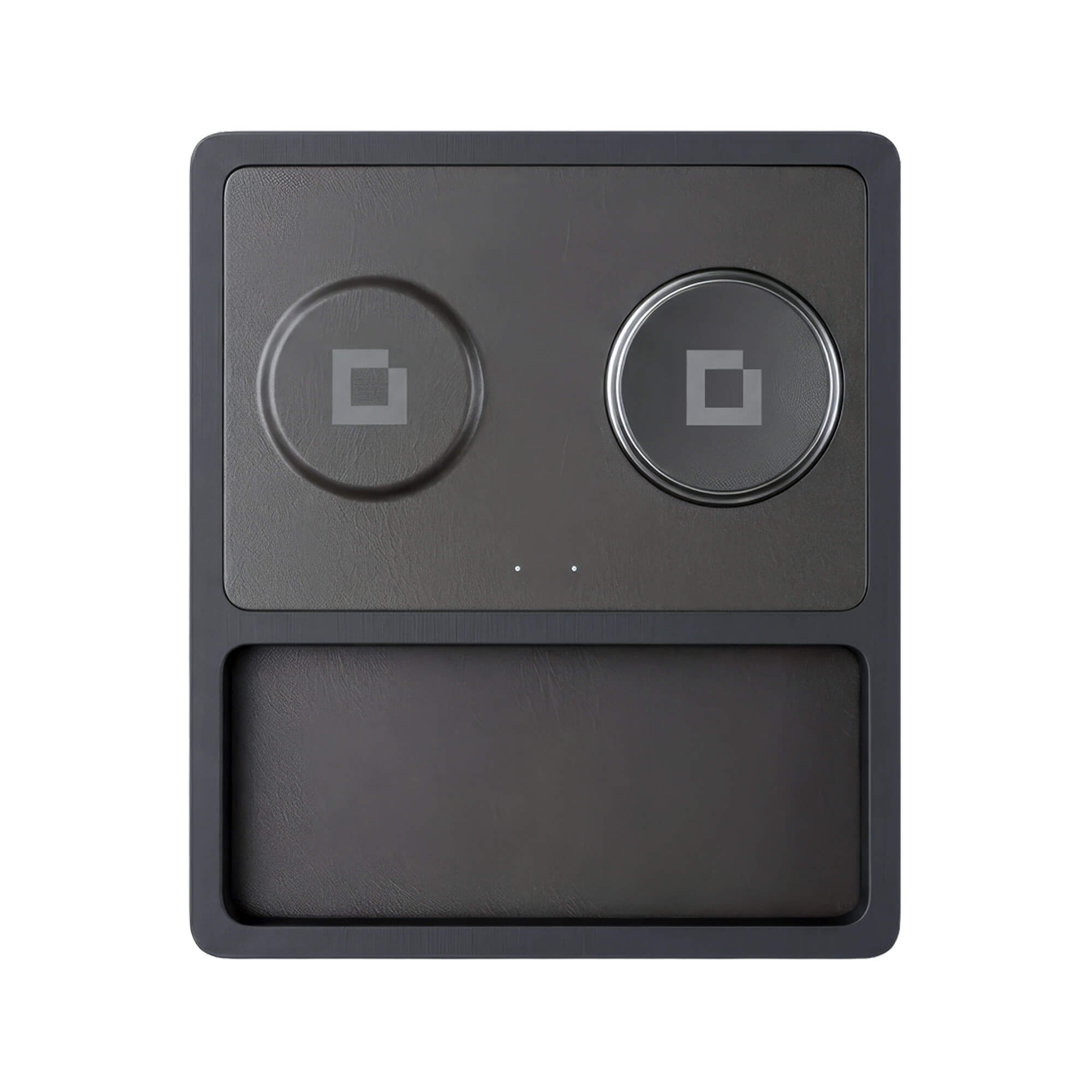 DUO TRAY - Qi2 Magnetic Wireless Charging Dock - Black