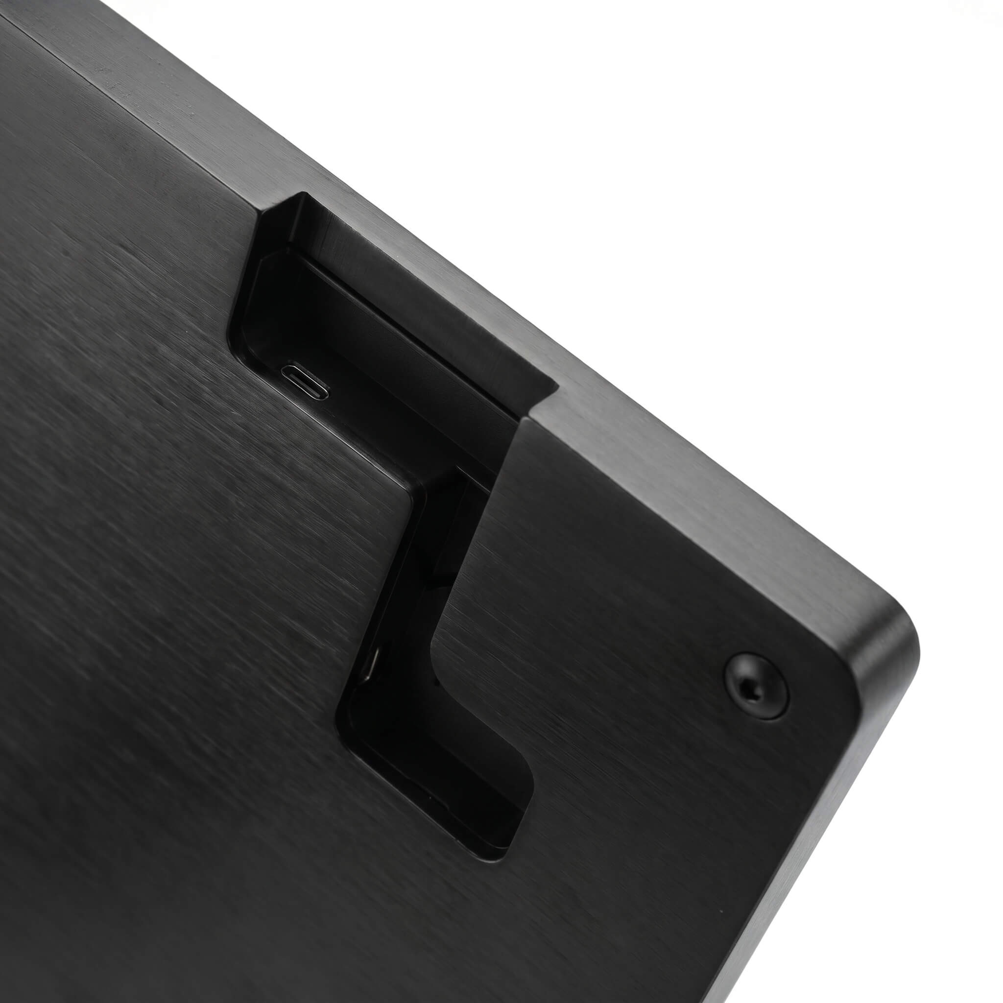 DUO TRAY - Qi2 Magnetic Wireless Charging Dock - Saddle/Black