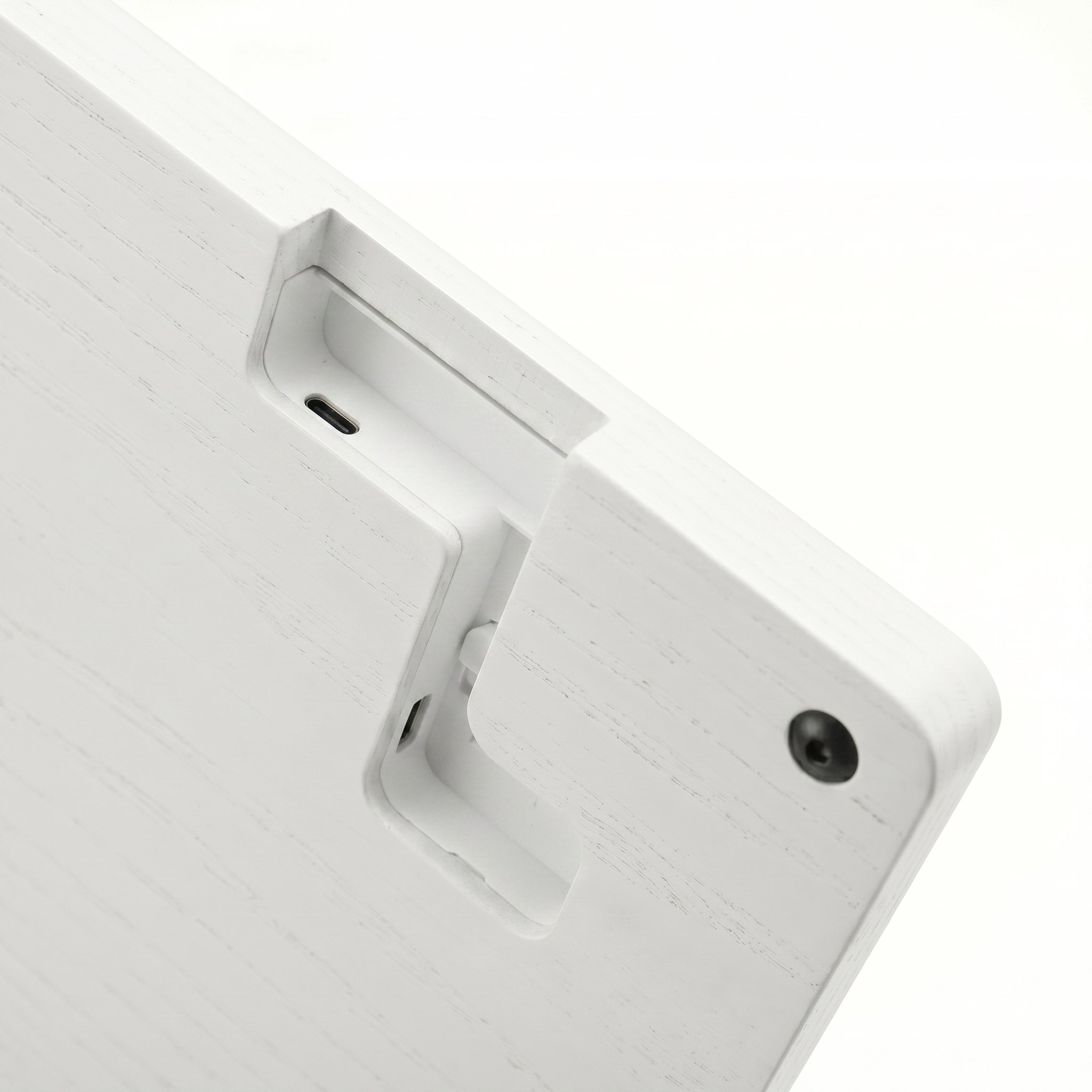 DUO TRAY - Qi2 Magnetic Wireless Charging Dock - White