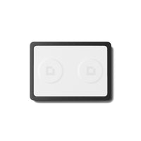 DUO White - 2-in-1 MagSafe Midnight Black Wireless Charger with USB-C and A Ports Support top view without devices