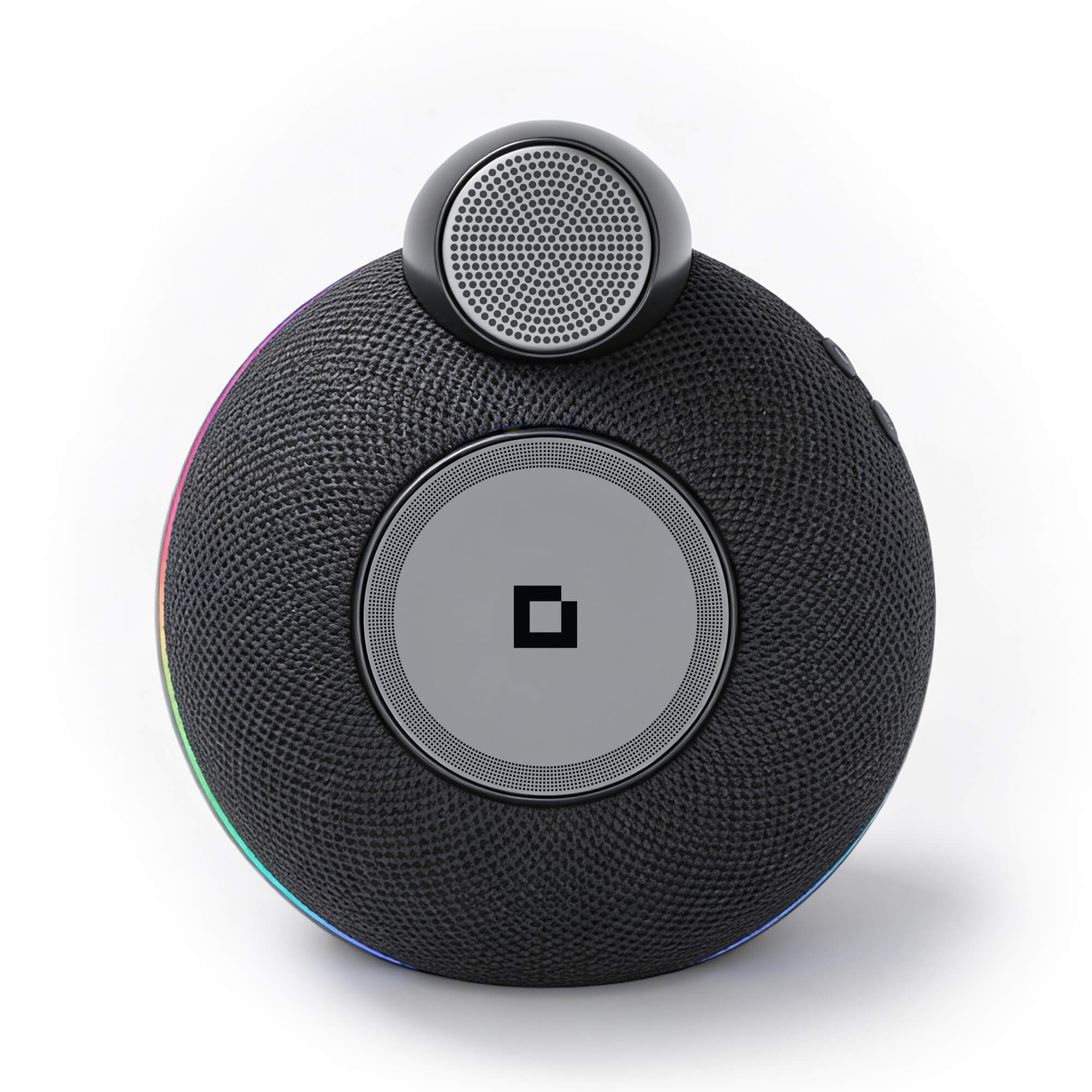ORB Audio Qi2.2 Wireless Charger with Bluetooth Speaker - Dark Grey