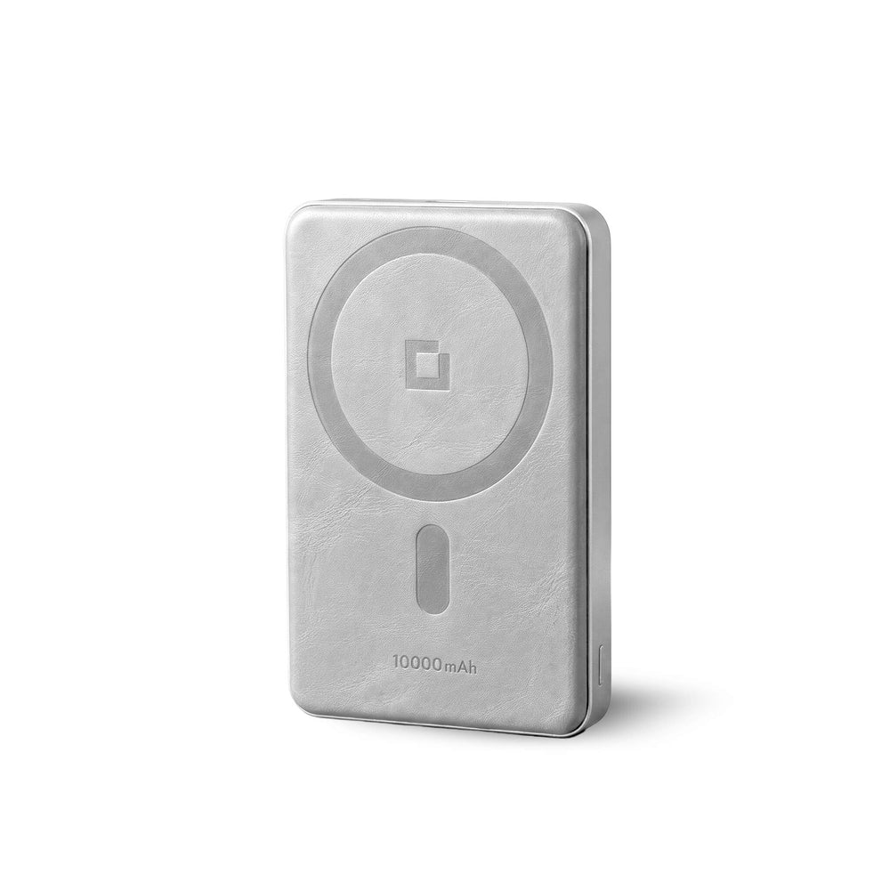 Magnetic Power Bank Qi2.2 - 25W Fast Charging, Semi-Solid - 10,000mAh - White