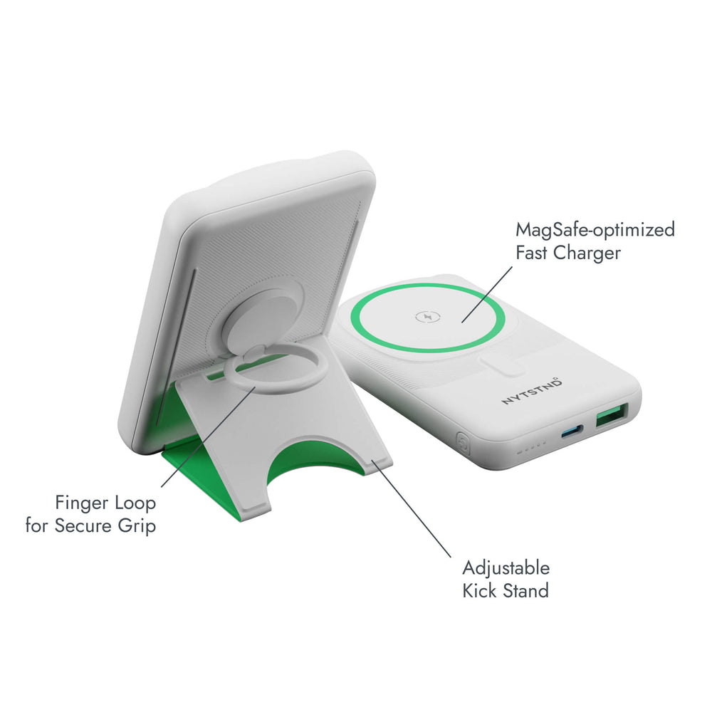 Wireless Power Bank 10000 mAh MagSafe - PULSE White