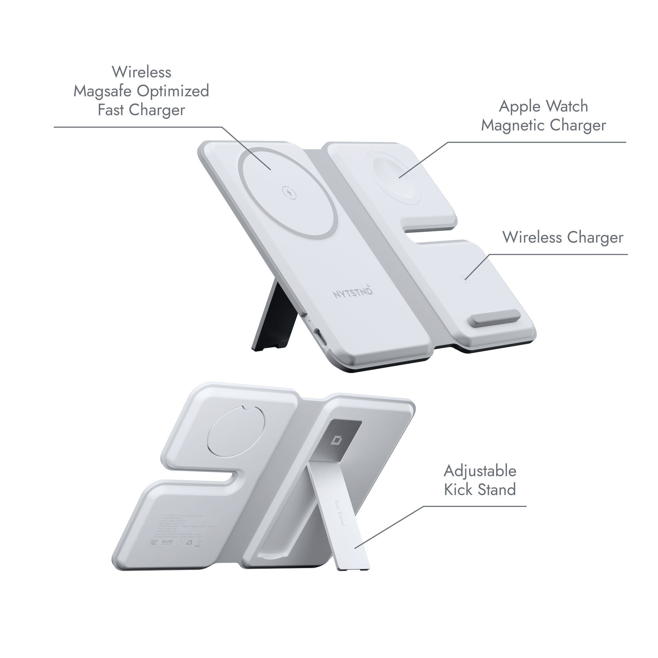 TRIO TRAVEL & PHONE TABLET STAND