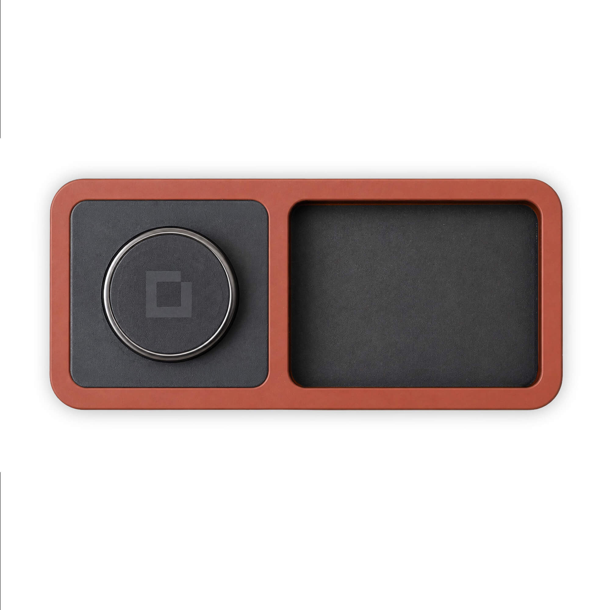 UNO TRAY - Qi2.2 Magnetic Wireless Charging Dock - Black Oak