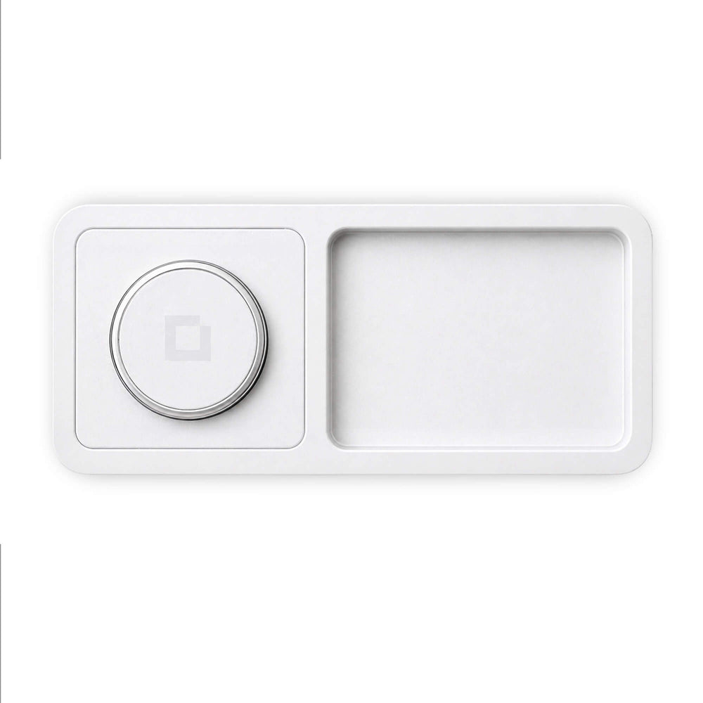 UNO TRAY - Qi2.2 Magnetic Wireless Charging Dock - Rustic White