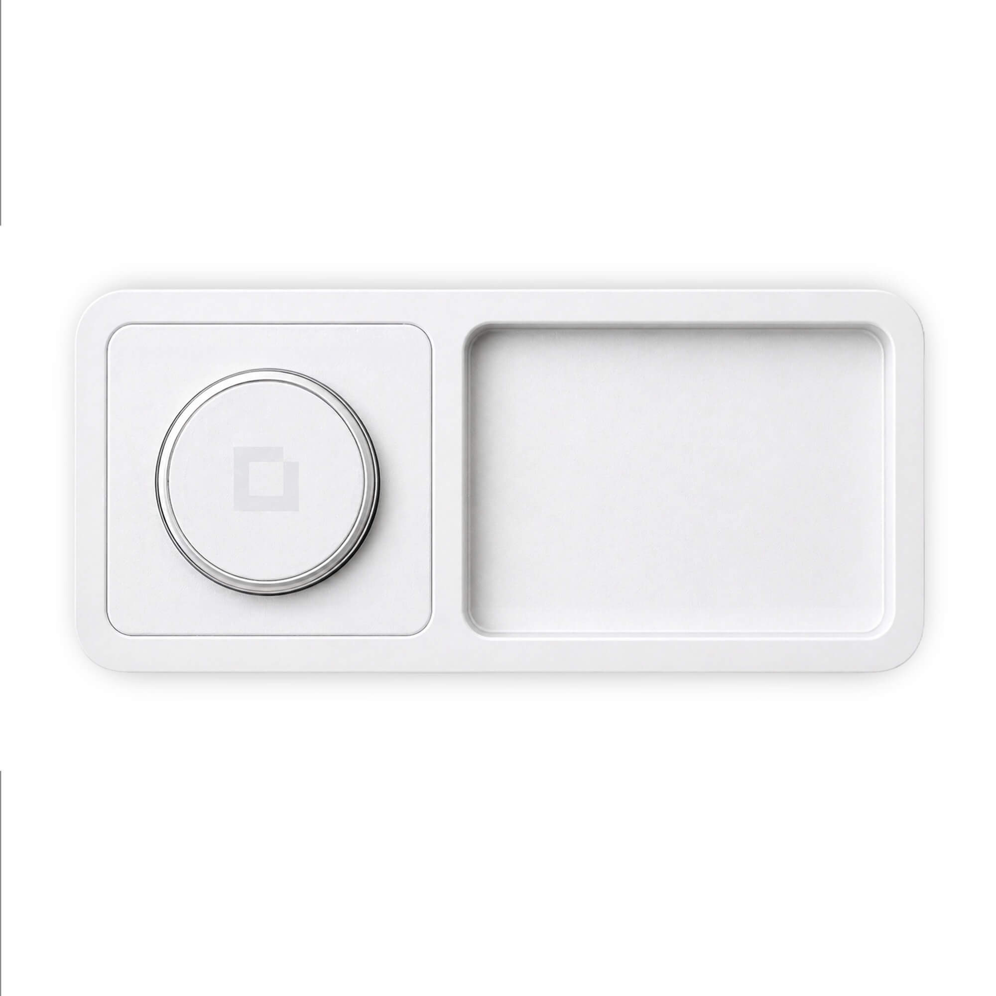 UNO TRAY - Qi2.2 Magnetic Wireless Charging Dock - Rustic White