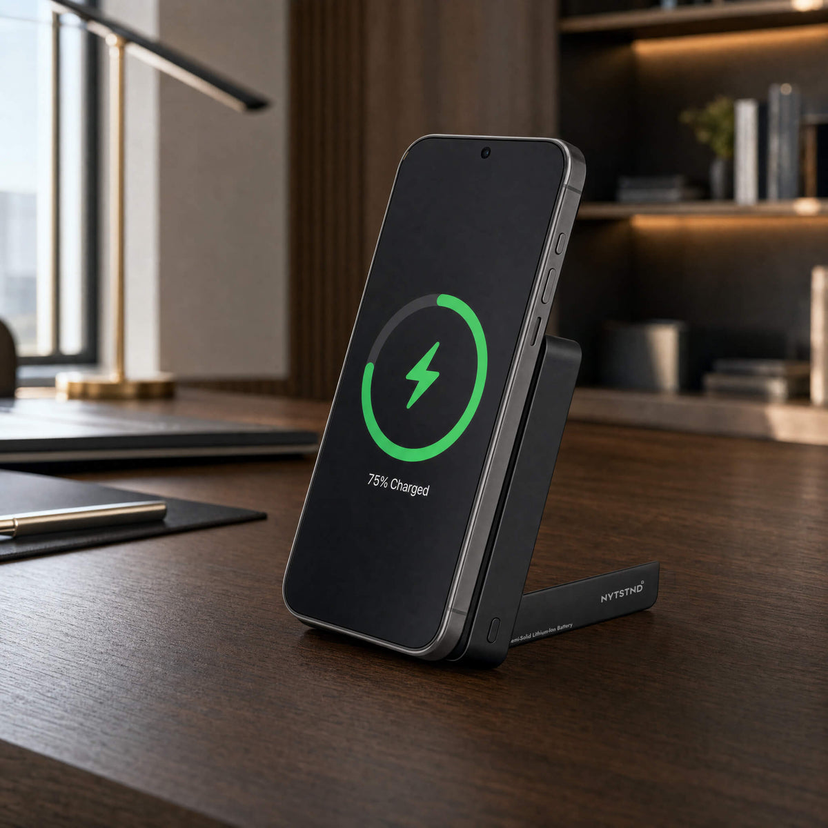Magnetic Power Bank Qi2.2 - 25W Fast Charging, Semi-Solid - 10,000mAh - Black