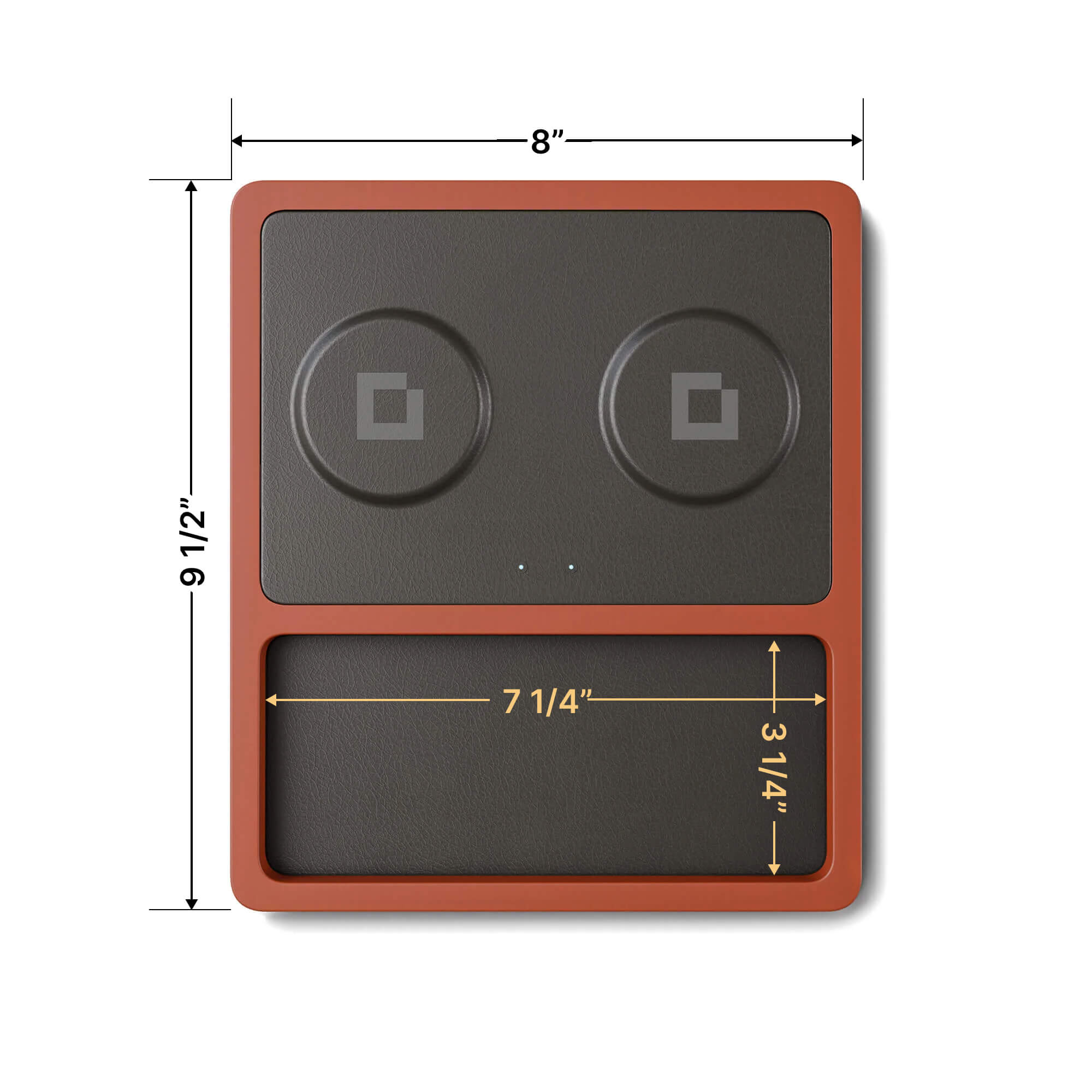 MagSafe 2-in-1 Oak Wireless Charger with USB-C/A Ports | NYTSTND