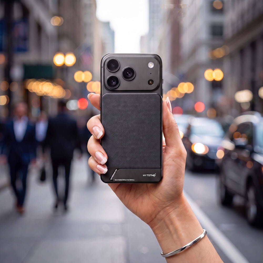 Magnetic Power Bank Qi2.2 - 25W Fast Charging, Semi-Solid - 10,000mAh - Black