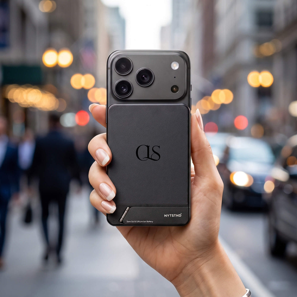 Magnetic Power Bank Qi2.2 - 25W Fast Charging, Semi-Solid - 10,000mAh - Black