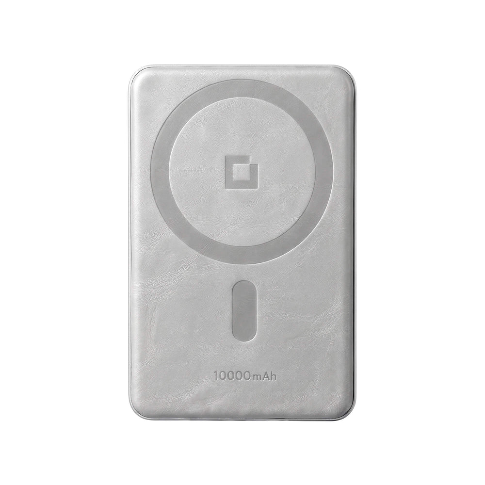 Magnetic Power Bank Qi2.2 - 25W Fast Charging, Semi-Solid - 10,000mAh - White
