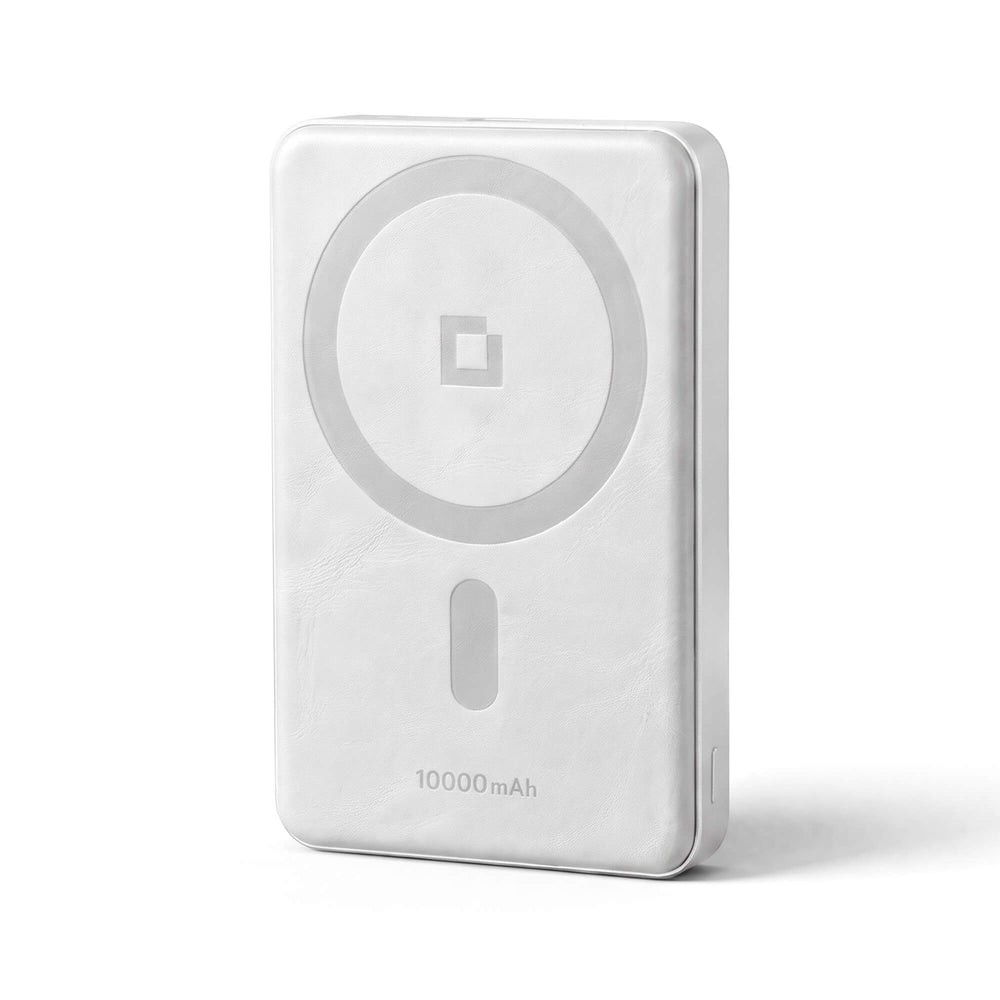 Magnetic Power Bank Qi2.2 - 25W Fast Charging, Semi-Solid - 10,000mAh - White