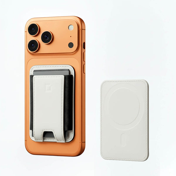 MagSafe Leather Wallet – RFID Blocking, Full-Grain, White | NYTSTND