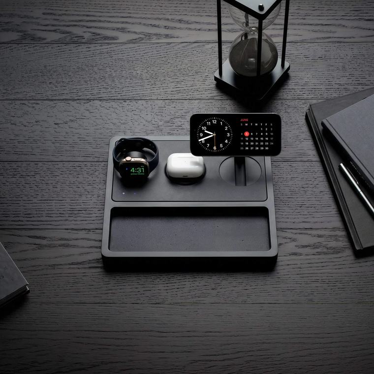 NYTSTND dock on a desk before engraving